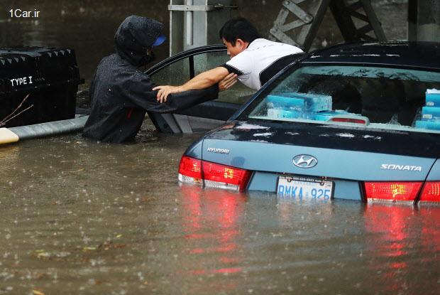تعویض خودروهای سیل‌زدگان با کمک هیوندای